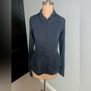 Charlie Jade Black Peplum Jacket